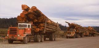 West Coast Logging Truck